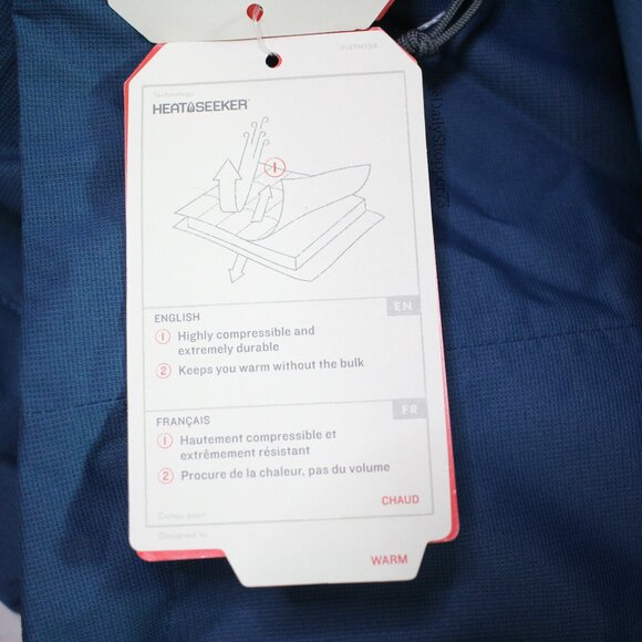 The North Face Men's Blue "Quest" Dry Vent Heat Seeker Insulated Hiking Jacket - Picture 10 of 11